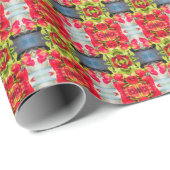 ブロックプリント5 ラッピングペーパー (ロールコーナー)