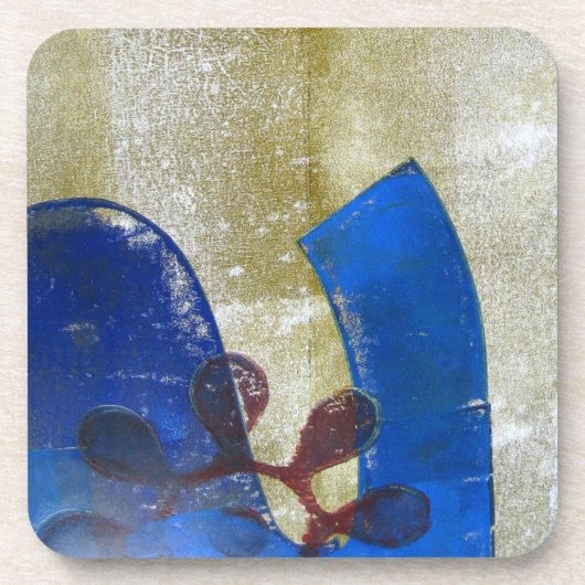 ブロックプリント7 コースター (正面)