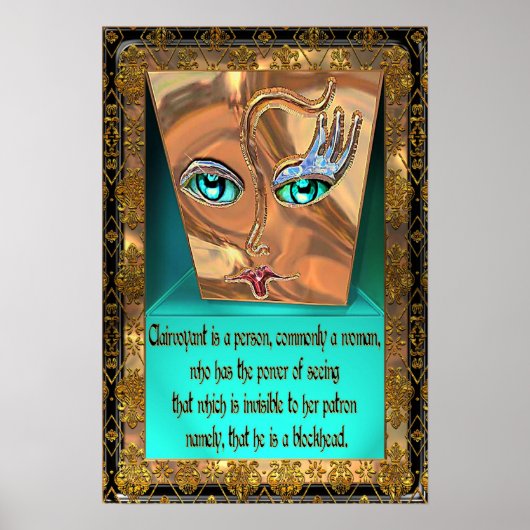 ブロックヘッドのポスターで繊細である ポスター (正面)