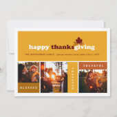 ブロックモダン紅葉感謝祭3枚 シーズンカード (正面)