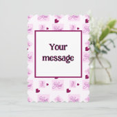 ブロックラブハートパターン シーズンカード (スタンド正面)