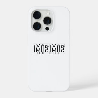 ブロック体レターのバイシティタイポグラフィー メメ iPhone 15 PROケース