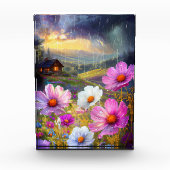 ブロック内の開花：ディスプレ芸術的イ フォトブロック (正面)