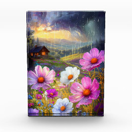 ブロック内の開花:ディスプレ芸術的イ フォトブロック