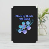 ブロック単位で構築 サンキューカード (スタンド正面)