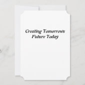 ブロック単位で構築 サンキューカード (裏面)