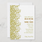 ブロック印刷 招待状 (正面)