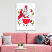 ブロック家紋 キャンバスプリント (インサイチュ (リビング))