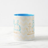 ブロック島のギフト マグカップ (中央)