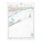 ブロック島のサウンドとアプローチの航海のグラフ フォトプリント            (正面)