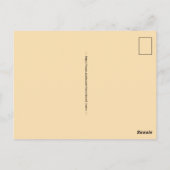 ブロック島のヴィンテージマップ ポストカード (裏面)