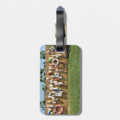 ブロック島の装飾 ラゲッジタグ (裏面縦)
