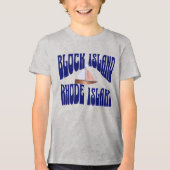 ブロック島セーリング トライブレンドTシャツ (正面)