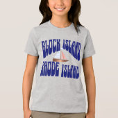 ブロック島セーリング トライブレンドTシャツ (正面)