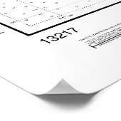 ブロック島航海の図13217 ポスター (角)