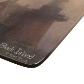 ブロック島 カッティングボード (角)