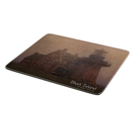 ブロック島 カッティングボード (角)