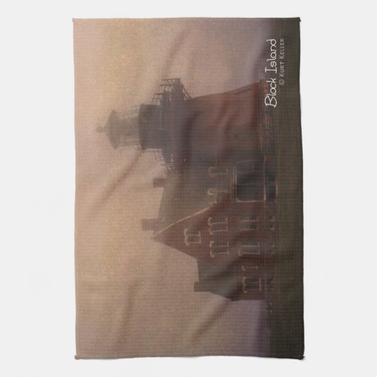 ブロック島 キッチンタオル (縦)