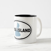 ブロック島 ツートーンマグカップ (正面右)