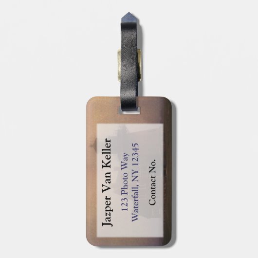 ブロック島 ラゲッジタグ (裏面縦)