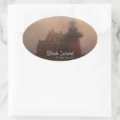 ブロック島 楕円形シール (バッグ)