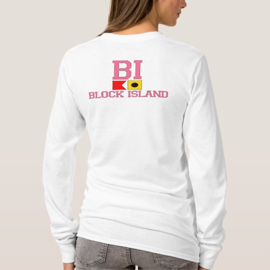 ブロック島 Tシャツ (裏面)