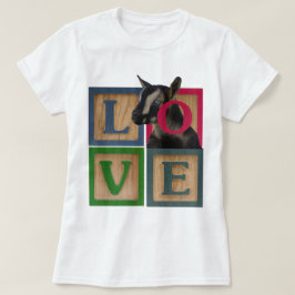 ブロック愛ヤギ Tシャツ