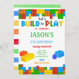 ブロック招待状 招待状