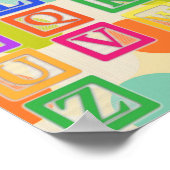 ブロック文字ポスター ポスター (角)