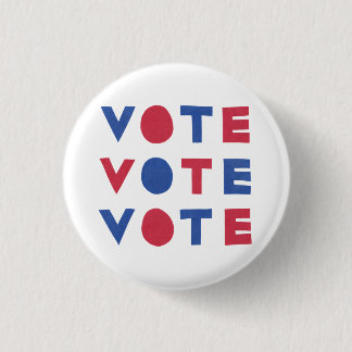 ブロック文字投票ボタン 缶バッジ