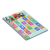 ブロック文字 ノートブック (右側)