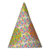 ブロック文字 パーティーハット (右)