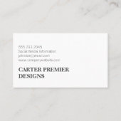 ブロック線の色 | 金ゴールド絹 名刺 (裏面)