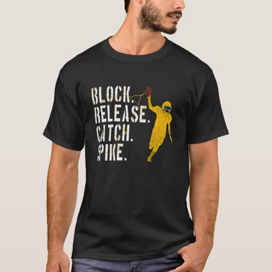 ブロック解除キャッチスパイク全国締め切り最終日2 Tシャツ (正面)