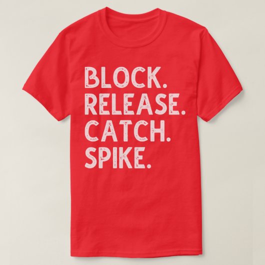 ブロック解除キャッチスパイク2 Tシャツ (デザイン正面)