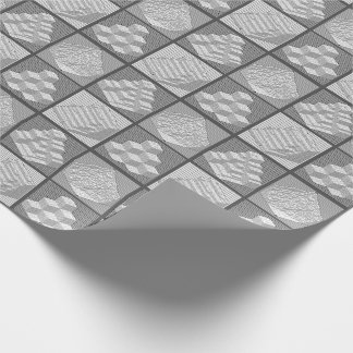ブロック迷路パズル包装紙 ラッピングペーパー