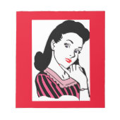 ブロック音符フェムヴィンテージ ノートパッド (正面)
