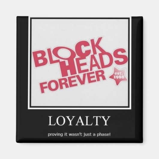 ブロック頭 マグネット (正面)