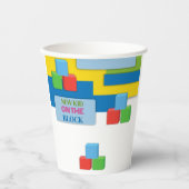 ブロック養子縁組の新しい子供が赤ちゃんシャワーを育てる 紙コップ (正面)