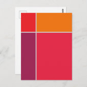 ブロック2幾何学的はがき ポストカード (正面/裏面)