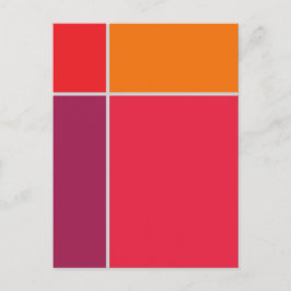 ブロック2幾何学的はがき ポストカード