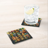 ブロック スクエアペーパーコースター (インサイチュ)