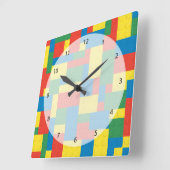 ブロック スクエア壁時計 (傾斜)