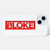 ブロック・スタンプ Case-Mate iPhoneケース (裏面 (横))