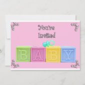 ブロック 招待状 (正面)