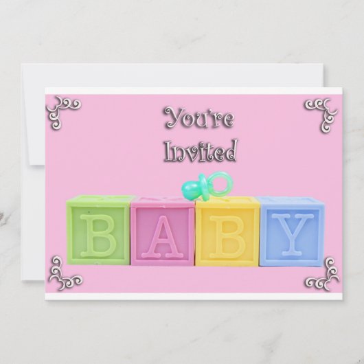 ブロック 招待状 (正面)