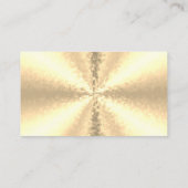 ブロック，金ゴールド, 3D Rainbow 名刺 (裏面)