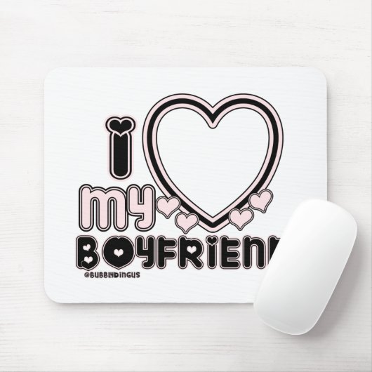 ブロックILY BF マウスパッド (マウス)