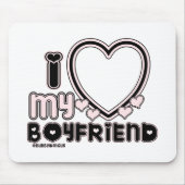 ブロックILY BF マウスパッド (正面)