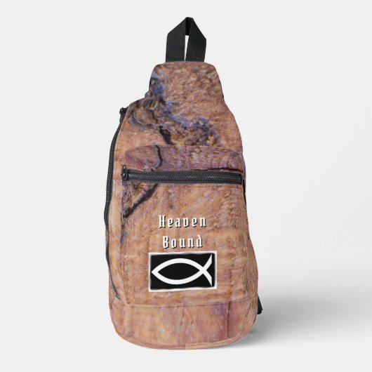 ブロックO'木材天国バインド スリングバッグ (正面)